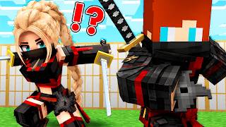 NINJA TJ Met 3 SPY GIRL in SAMURAI HOUSE!? Can TJ ESCAPE?  - Maizen Minecraft JJ &amp; Mikey