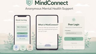 MindConnect – Anonymous Mental Health Support Platform | NHIDE 2026 Proposal screenshot 2