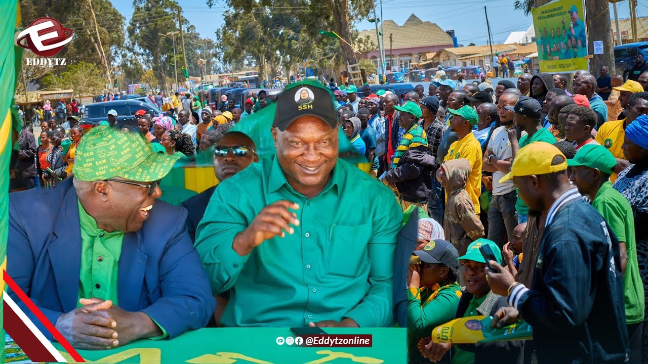 DANIEL CHONGOLO KATIKA MKUTANO WA KAMPENI AKIOMBA KURA/MAKAMBAKO ITAKUWA KWA KASI/DEO SANGA 