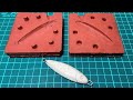 シリコーン型によるメタルジグの作り方【part2】　How to make metal jigs by the silicone molding