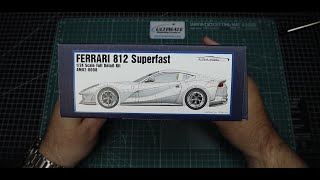 ⁣Alpha Model 124 Ferrari 812 Superfast   In Box Review
