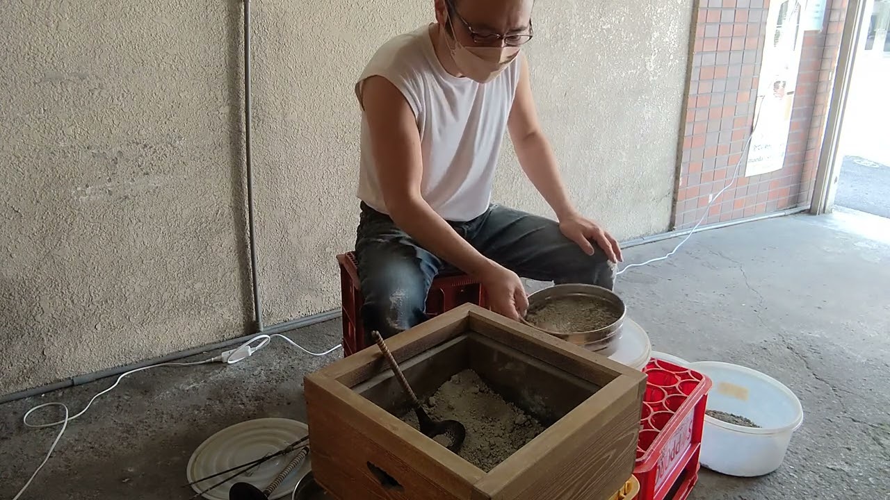 南部風炉 茶器/茶道具 風炉＆釜】 面取風炉＆釜2点セット 面取風炉 金谷浄雲作