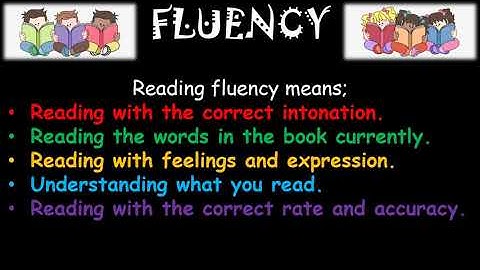 Reading Fluency