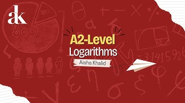 Logs Basics Explained-Part 1 l A-Level l Math Madness By Aisha Khalid