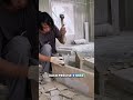 Process for Making Aesthetic Garden Landscape Walls#shorts #construction #shortvideo #fyp