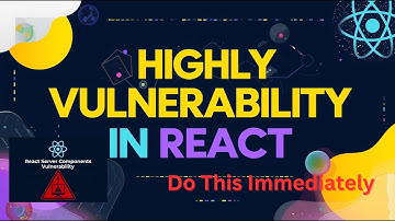React and Next JS Worst Security Week Ever? New Vulnerabilities Found After the Patch
