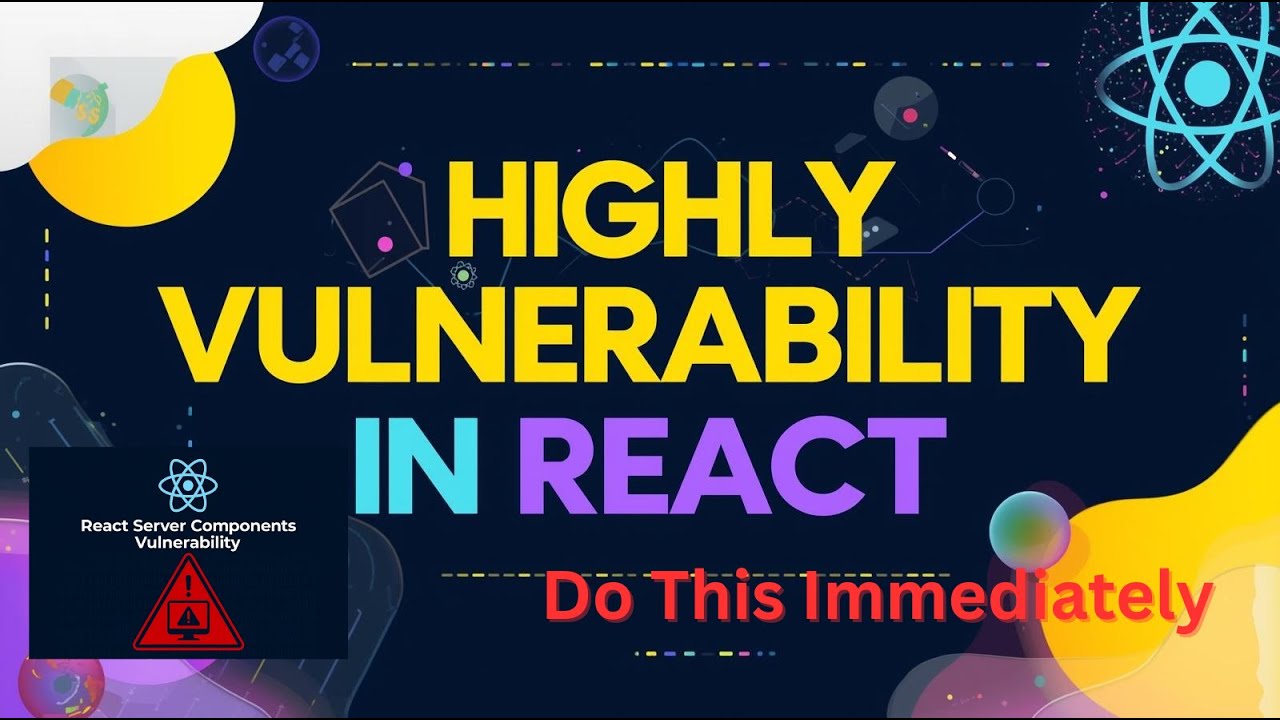 React and Next JS Worst Security Week Ever? New Vulnerabilities Found ...