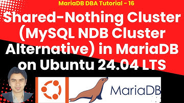 (हिन्दी) Shared-Nothing Cluster (MySQL NDB Cluster Alternative) in MariaDB on Ubuntu 24.04 LTS