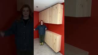 Using COCA COLA to install cabinets… #shorts