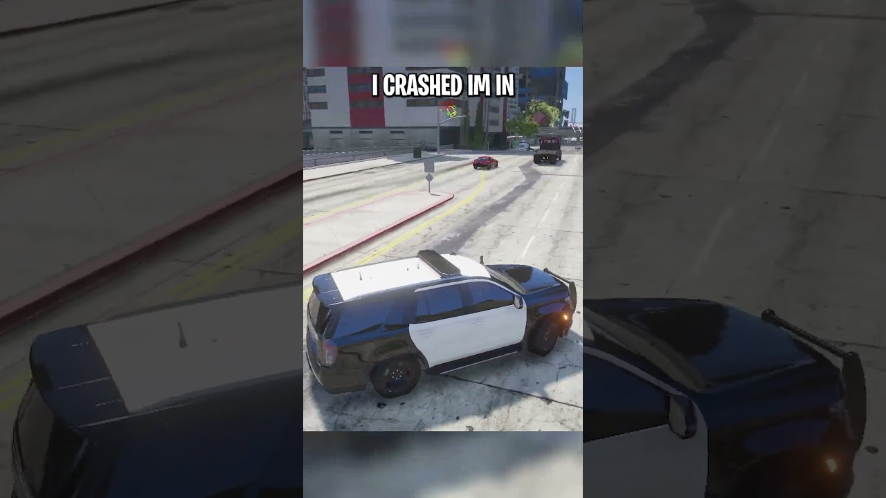 every time i crash my cop car gets faster... 1