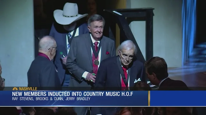 New members were inducted into the Country Music Hall of Fame on Sunday.