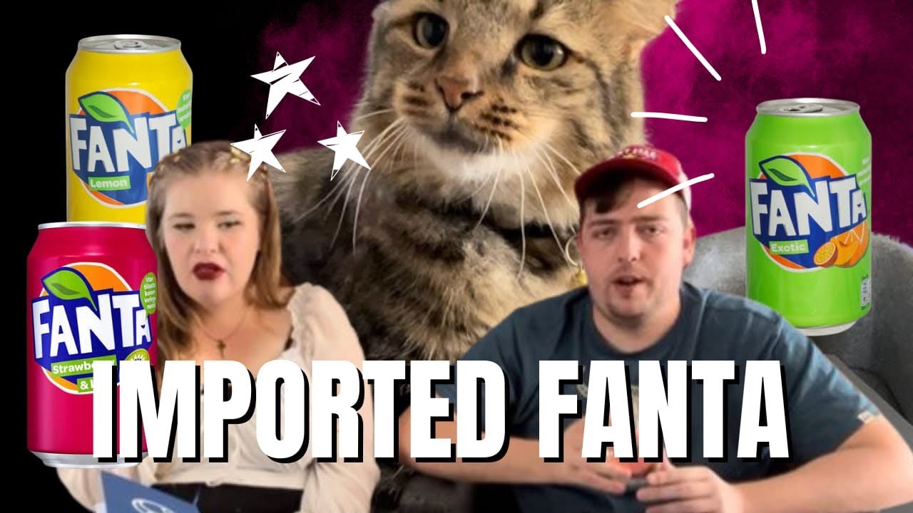 Trying imported Fanta flavours as South Africans!