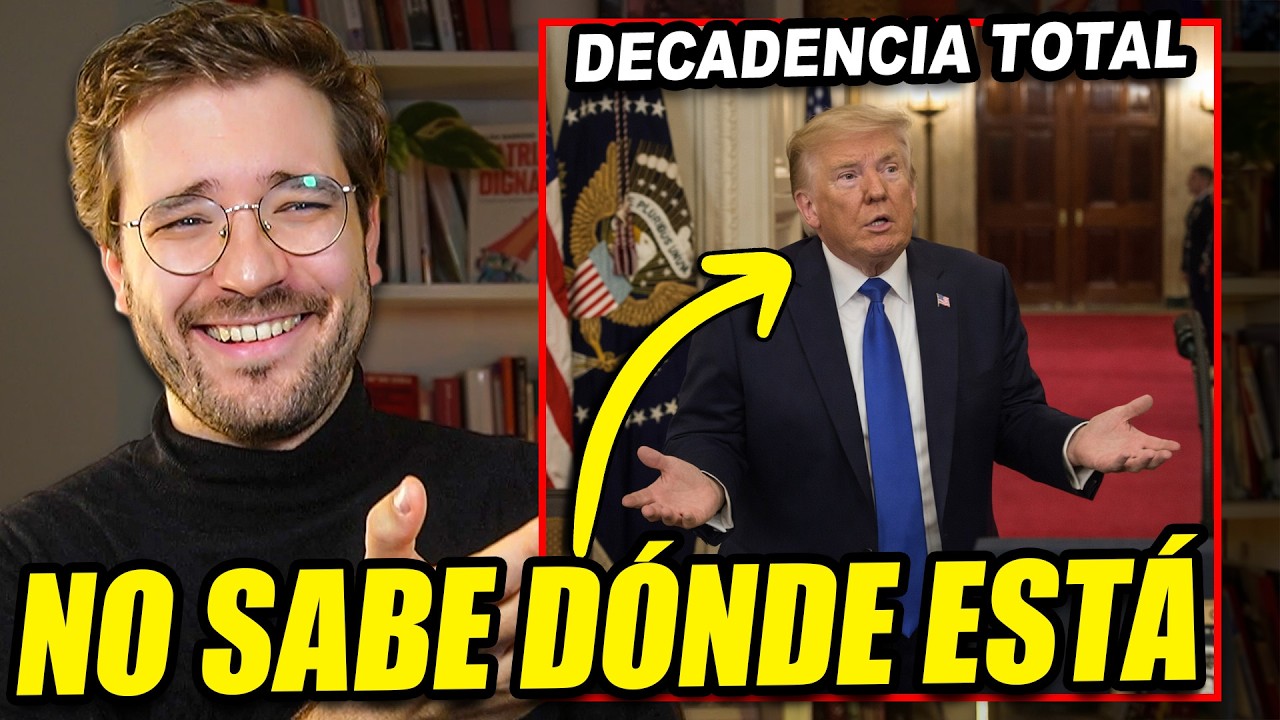 TRUMP DESORIENTADO EN SU PROPIO ACTO. ALGO RARO ESTÁ PASANDO.