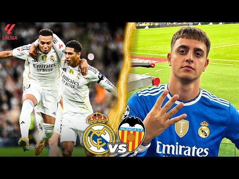 I SAW MBAPPE LIFT THE GOLDEN ICE VLOG REAL MADRID VS VALENCIA 4-0
