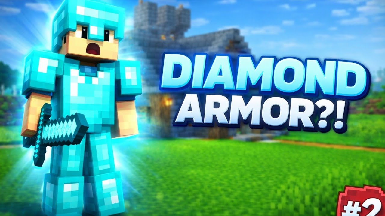 Episode 2 में Diamond Armor 😱 | Minecraft Survival Hindi - YouTube