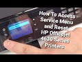 HP Officejet 4630 Access Service Menu Semi-Full Factory Reset 4635 4632