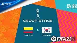 Fifa 23 | Colombia vs Korea Republic | Fifa Women's World Cup | Gameplay | PS5