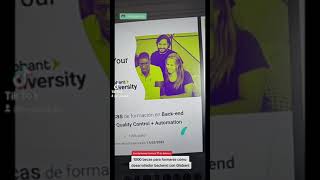1000 becas para formarse cómo desarrollador backend con @Globant