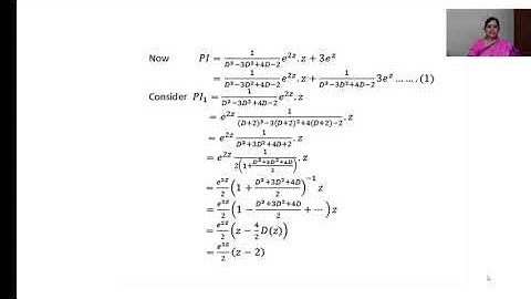 BSc Mathematics IV : Differential Equations II - Cauchy-Euler Equations