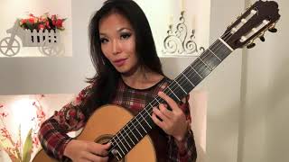 Video thumbnail of "Historia de un amor, Arranged and played by Thu Le, classical guitar"