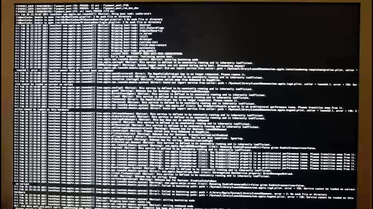 Big Sur Install Fail V1 - YouTube