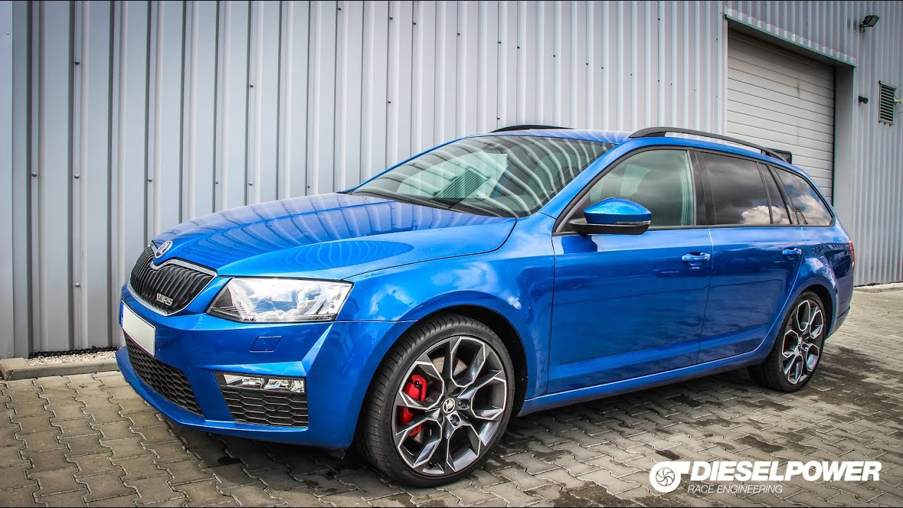 Acceleration ŠKODA Octavia RS TSI 374PS by Dieselpower www.dp-race.com