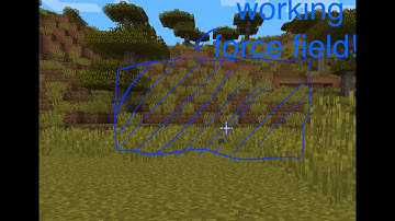 How to build an invisible force field in Minecraft