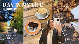 study with me on campus + what i eat in a day | vlog 040 📖