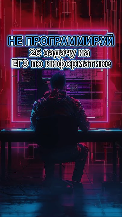 Не программируй 26 задачу на ЕГЭ 2025 по информатике #егэ #информатика ...