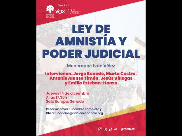 Ley de amnistía y Poder Judicial