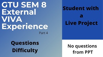 External VIVA Experience (Last Part)