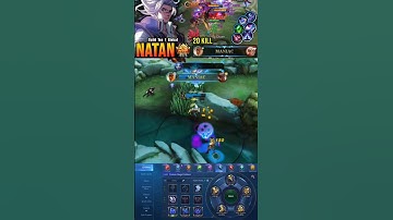 20 Kills + MANIAC!! Natan Full MagicDamage Build is Broken!! - Build Top 1Global Natan ~#mlbb