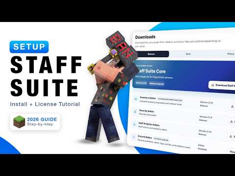 How to Install Staff Suite | Minecraft Staff Plugin Setup Guide