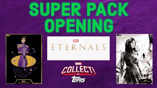 Opening A SUPER PACK in the Topps Marvel App of the ETERNALS PREMIER Collection screenshot 2