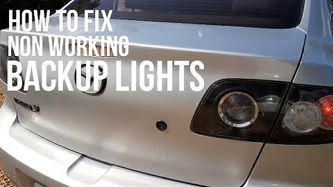 Backup Lights Not Working? FIX Reverse Lights Step-by-Step DIY