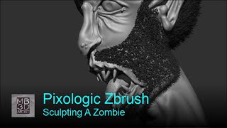 Pixologic ZBrush - Sculpting A Zombie  ( Subscribe Like & Comment )