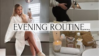 MY CURRENT EVENING ROUTINE- PREGNANCY EDITION🌙✨🤍 | AD | MOLLYMAE