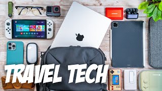 What's in my Everyday Travel Tech Backpack? My Daily Work & Gaming Essentials! (2024)