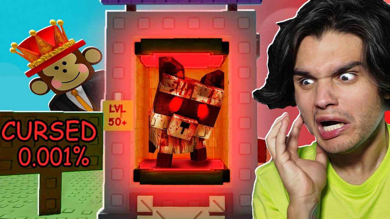 DESBLOQUEEI A MUTAÇÃO CURSED 00,1% no GROW A GARDEN (20 PETS MULTADOS!)