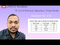 O level Practical questions M2 R5 @nielitwalebabu