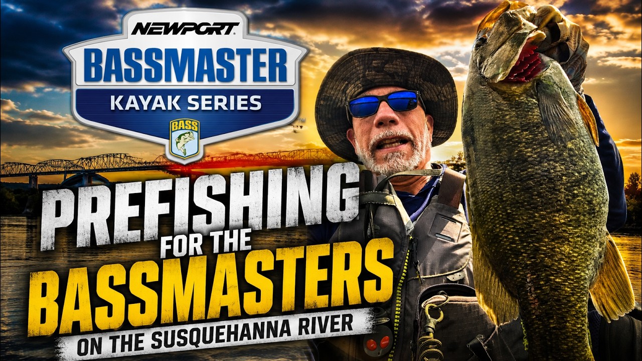 Bassmaster on the Susquehanna River