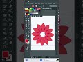 Easy Flower Design tips in adobe illustrator tutorial for beginners #flowers #tutorial #design