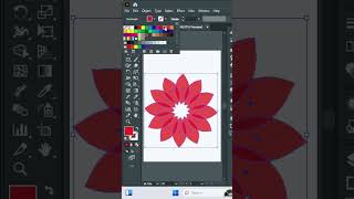 Easy Flower Design tips in adobe illustrator tutorial for beginners #flowers #tutorial #design