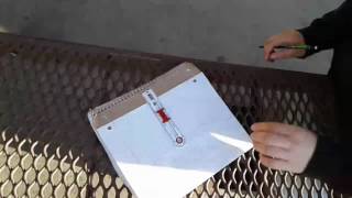 How to construct a square using a compass and a straight edge.