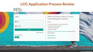 LCC Applicant Application Walk-through (FY25)
