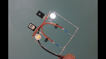 DIY IDEAS | How to make a simple LED flasher using D882 transistor