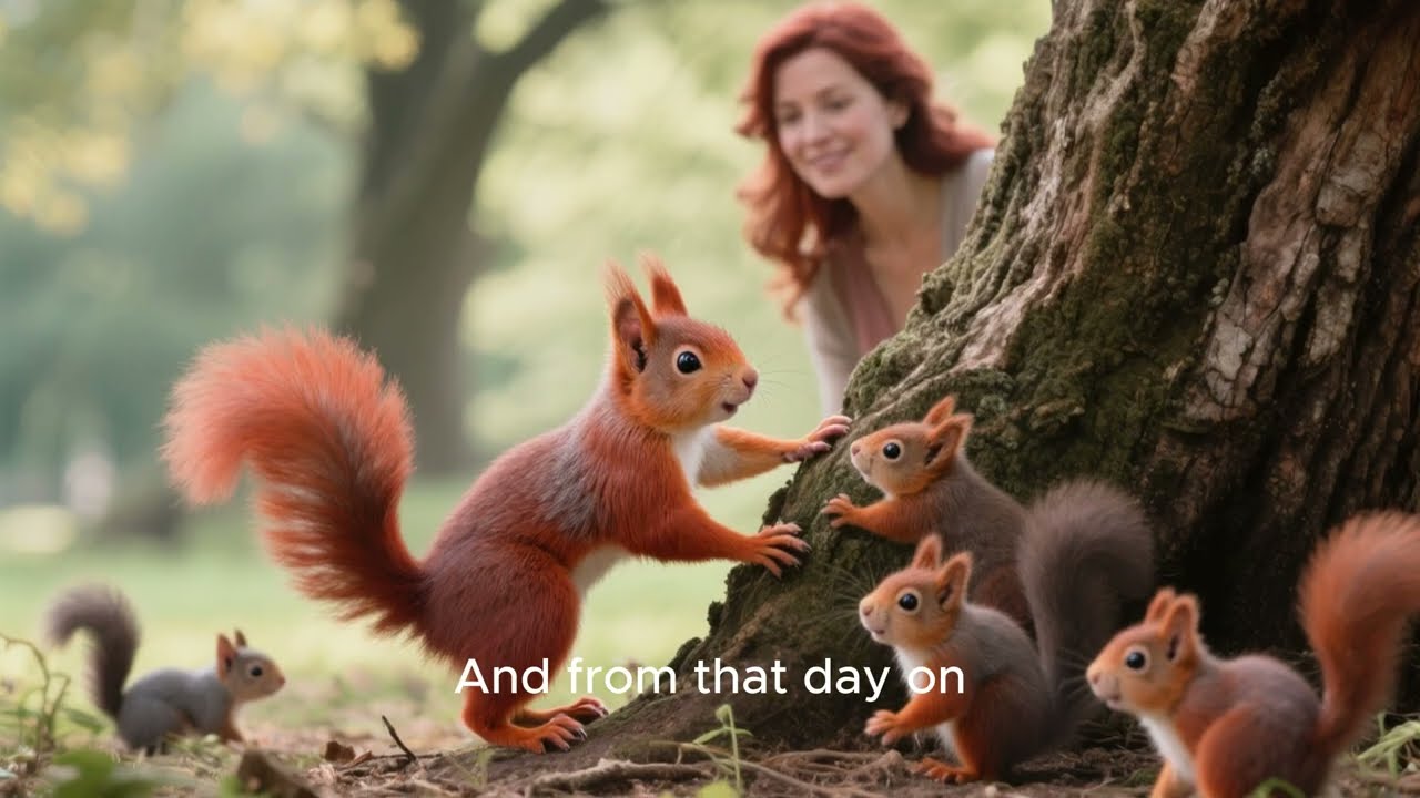 Потерянная белка: трогательное лесное приключение