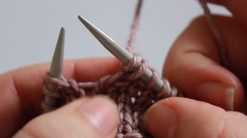 RPT (Right Purl Twist), Knitting Stitch Tutorial