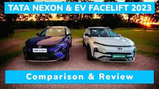 Tata Nexon EV Facelift 2023 Review | Comparison with Nexon Facelift is Included