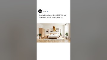 This is literally a -$100,000 VFX ad made with one Veo 3 prompt